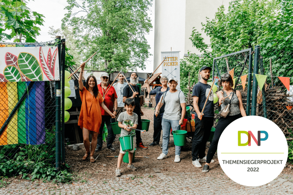Deutscher Nachbarschaftspreis 2022 Litterpicker Themensiegerprojekt Nachhaltigkeit